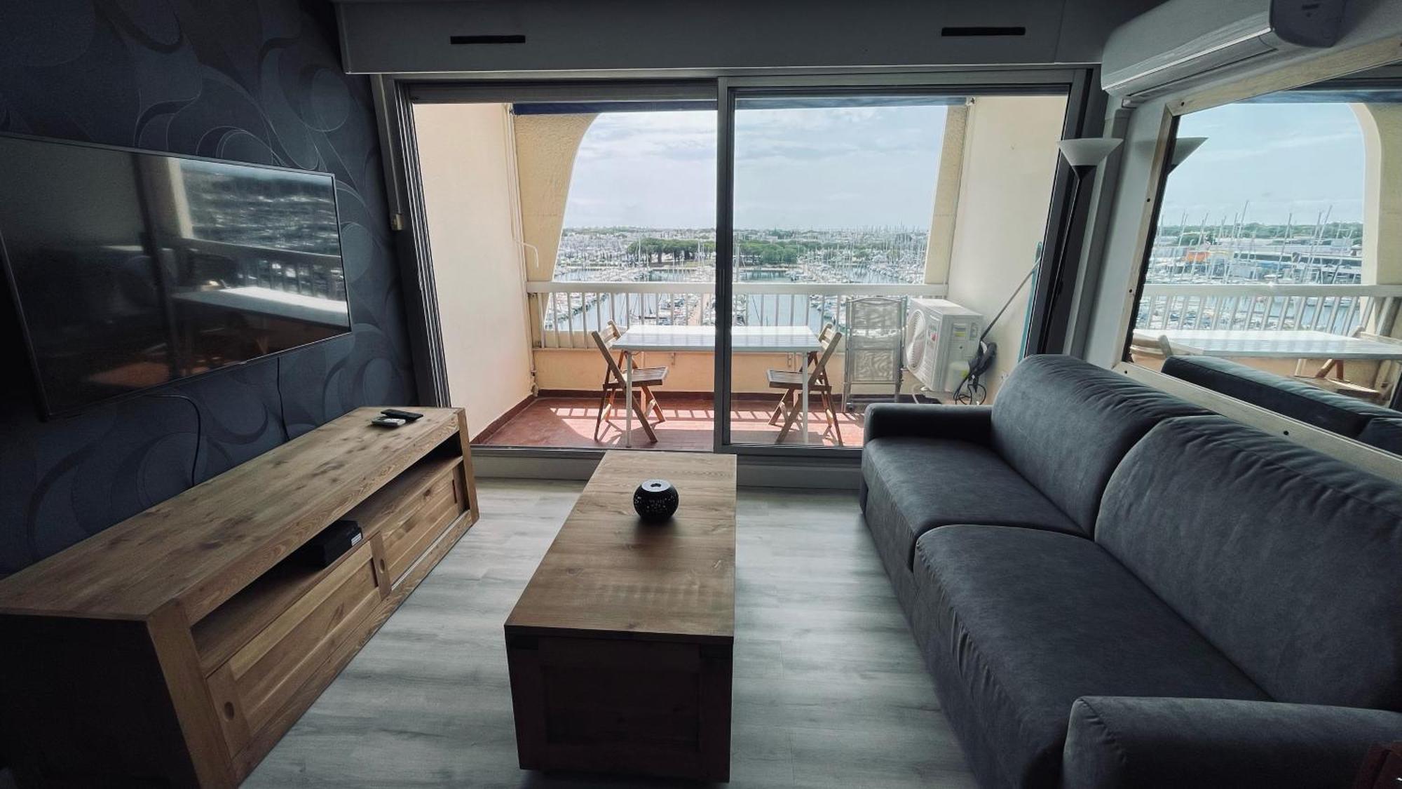 Studio avec vue imprenable Marina Le Grau-du-Roi Esterno foto