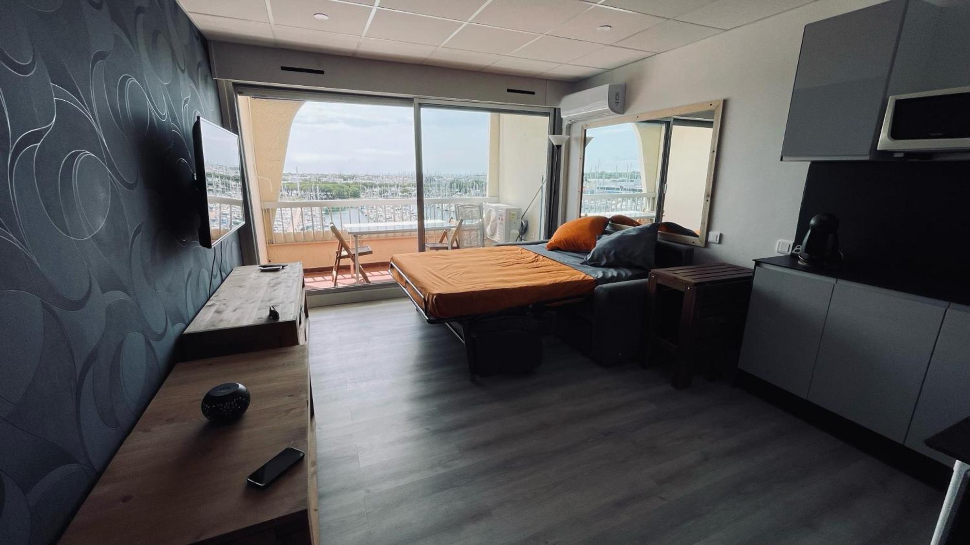 Studio avec vue imprenable Marina Le Grau-du-Roi Esterno foto